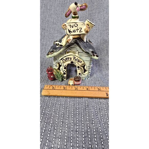 Puppy Palace" Tealight Candle Holder - Picture 7 of 7